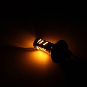 ไฟเลี้ยว LED สวิตช์แบ็คสำหรับรถยนต์ ADT สีขาว/เหลืองอำพัน BAY15D Ba15s Bau15s ไฟจอดรถ LED สองสี - Product Image 5