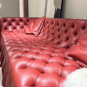 Luxury Lounge Italian Designer divano soggiorno divano Set <span class=keywords><strong>mobili</strong></span> gonna componibile moderna Design posteriore divano in pelle - Product Image 4