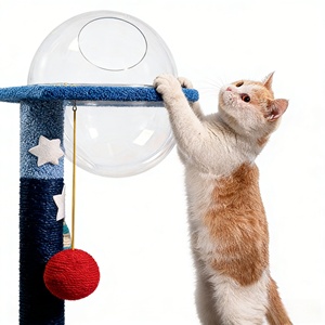 Arredo per animali domestici all'ingrosso ecologico: Albero da arrampicata con sisal, casetta e torre tiragraffi per gatti e gattini - Product Image 4