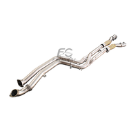 Échappement en acier inoxydable avec tuyau en Z et conception acoustique AFC pour BMW Mid Pipe G80 M3 M4 G82 S58, amélioration acoustique des tuyaux d'échappement du moteur