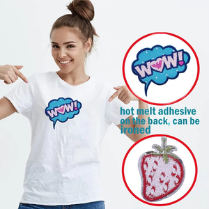 Wholesale Trendy Cartoon Letters Phrases Embroidery Iron-on Cool Okay Love <strong>Patches</strong> Accept <strong>Custom</strong> <strong>Design</strong> Embroidered <strong>Patch</strong> - Product Image 4