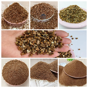 Vermiculite quặng thô tráng sợi thủy tinh chống cháy vật liệu cách nhiệt cho xây dựng - Product Image 2