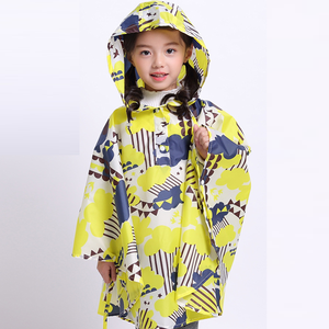 Haute qualité enfants imperméable Poncho imperméable écologique dessin animé impression étudiant école enfants manteau de pluie - Product Image 1