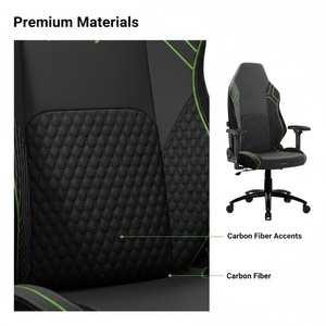 <span class=keywords><strong>Silla</strong></span> Giratoria <span class=keywords><strong>Razer</strong></span> de Alta Gama para Carreras y Gaming, Ergonómica, Plegable, con Cojín de Esponja Suave, Tela, Barra de Malla y Brazos Ajustables para Computadora - Product Image 3
