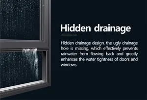 Fenêtre pliante verticale haut et bas, fabrication américaine de haute qualité, vente directe d'usine, antivol, isolation phonique, 2023 - Product Image 5