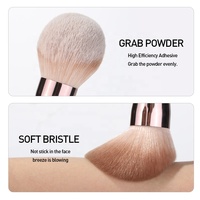 YDINI offre spéciale échantillon gratuit fournir des pinceaux de maquillage en cheveux synthétiques végétaliens ensemble de pinceaux de maquillage roses de haute qualité en Stock