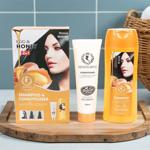 Champú y Acondicionador Capilar 2 en 1 a Base de Hierbas Orgánicas con Miel, Nutritivo y Suavizante, para Uso Doméstico, Precio de Fábrica - Product Image 4