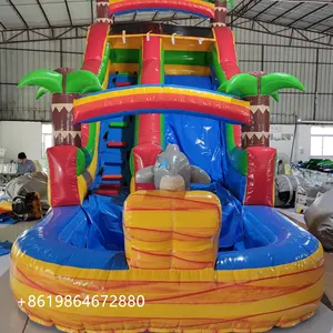 Guter Preis aufblasbare Wasser rutsche Bounce House aufblasbare Wasser rutsche Erwachsene aufblasbare Wasser rutsche Erwachsene