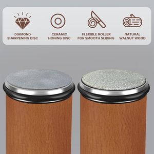 Magnetic Rolling <b>Knife</b> <b>Sharpener</b> Kit Tumbler Diamond Rolling <b>Knife</b> <b>Sharpener</b> Set - Product Image 2