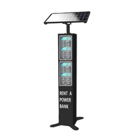 Station de recharge portable Litapower pour l'énergie solaire publique en extérieur, avec 12 emplacements, étanche