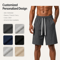 Shorts de survêtement amples en molleton pour hommes 2026 Summer Sundays, 7 pouces, en coton, style cargo, pour l'été, de haute qualité, pour l'entraînement