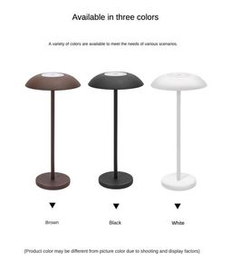 2024 New 2600mah Touch Charging Eye protection Restaurant bar Retro Decorative Modern Metal Led Night Light <b>Table</b> Desk <b>Lamp</b> - Product Image 3