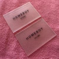Patch en caoutchouc de silicone transparent imperméable avec logo violet, nouvelle étiquette en PVC transparent à coudre pour T-shirt