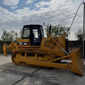 รถดันดินตีนตะขาบ Cat D6G มือสอง สีเหลือง ขายดี พร้อมเครื่องยนต์ไฮดรอลิกและชิ้นส่วนหลักอื่นๆ อุปกรณ์ก่อสร้างสำหรับงานหนัก - Product Image 1
