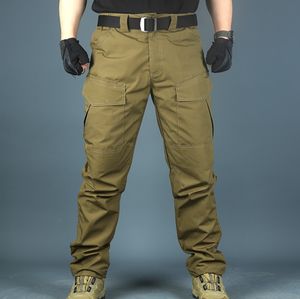 Pantalon tactique multi-poches de grande taille pour agents de sécurité urbains, noir, kaki, vert, coyote brun, DFP0308 - Product Image 3