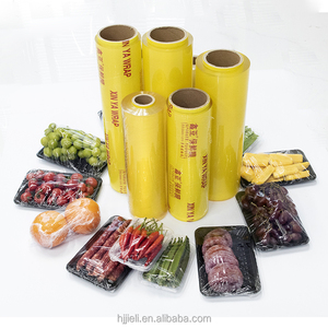 PVC Cling Film ROLL Food Grade Best Fresh Keeping Anti-fog Packaging Stretch <strong>Wrap</strong> Jumbo Roll <strong>Shrink</strong> <strong>Wrap</strong> For Supermarket - Product Image 2