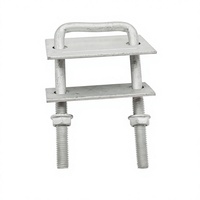 Accessoire photovoltaïque : Plaque de fixation étanche pour tubes carrés, avec rainure et verrouillage à baïonnette, nouveau type, pour fixation de panneaux solaires sur toiture