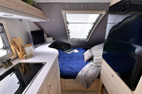 Ecocampor Petite caravane de camping Petite caravane de tourisme Mini caravane tout-terrain avec essieu simple
