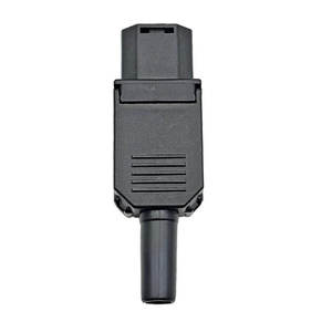 Conector de Alimentación Industrial IEC320 C13/C14, 10A 250V, Conexión Rápida, Montaje en Campo, Conector de Crimpado, Contactos de Latón 3p - Product Image 5