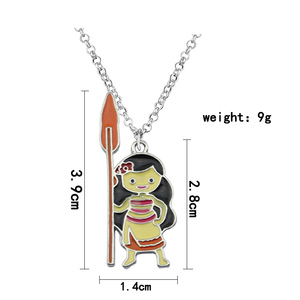 Bijoux de film et de télévision, Romance océanique, Cœur de <span class=keywords><strong>Feti</strong></span>, Collier Moana, Chaîne de clavicule pour femmes - Product Image 6