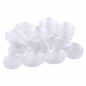 Capsule monete in oro sovrane da 22.8mm scatole da collezione di monete con apertura a mezzaluna - Product Image 2