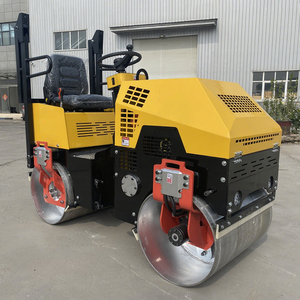 Doppelt rommel 2 Tonnen hydraulische Diesel-Straßenwalzen-Straßen verdichtung maschine für die Boden verdichtung auf dem Parkplatz - Product Image 6