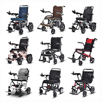 2024 Nouveau design de haute qualité en alliage d'aluminium fauteuil roulant électrique pliable portable