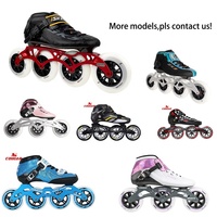 COUGAR Patins à Roues Alignées Professionnels Patinage en Ligne Fibre de Carbone Patins de Vitesse pour Hommes et Femmes Adultes