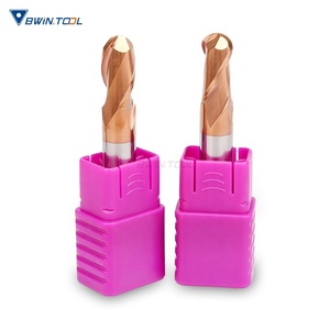 Venta al por mayor de <span class=keywords><strong>la</strong></span> fábrica de fresado indexables de <span class=keywords><strong>2</strong></span> flauta carburo bola nariz final Mills terminar - Product Image 1