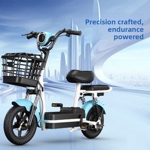 Vélo électrique biplace pour adultes de style Phantom, 48V 350W, moteur sans balais, alimenté par batterie, directement de l'usine, petit modèle deux places - Product Image 6