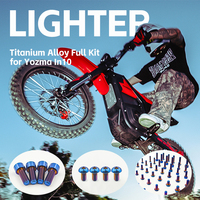 Titan-Schraubensatz für Yozma in 10 Elektrisches Dirt Bike Ti6Al4V Befestigungs-Upgrade-Set