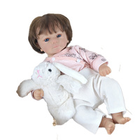 Poupées Reborn unisexes en silicone de 19 pouces, style personnages réalistes haute fidélité, pour enfants de 4 à 14 ans