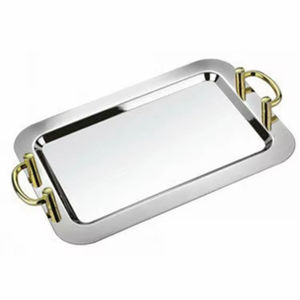 Plateau de service élégant pour aliments et collations, plateau à café, plateau décoratif pour fêtes, décoration de la maison, restaurant, hôtel - Vente chaude - Product Image 1