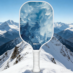 Pala de Pickleball de Fibra de Carbono Personalizada USAPA, con Núcleo de Polipropileno, Duradera, de Grafito, para Entretenimiento, Original - Product Image 1