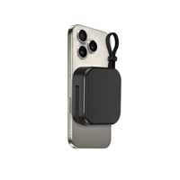 Batterie externe magnétique sans fil à charge rapide Mini Magsafer 10000mAh avec câbles intégrés et écran LED pour iPhone
