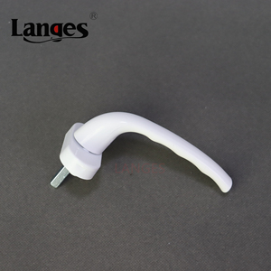 Poignée de porte à <span class=keywords><strong>battant</strong></span> blanche imperméable à l'eau en plastique aluminium inclinable tourner un seul point ouvert poignée de fenêtre pivotante - Product Image 3