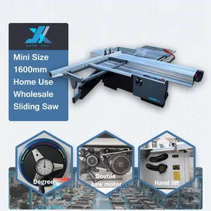JX Woodworking 1600mm MJ6116 mdf mini panel saw machine sliding table saw