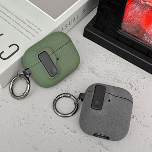 Étui de protection rabattable avec boucle de verrouillage mate pour AirPods Pro 1 2 3, étui pour écouteurs Bluetooth pour AirPods 1 2 3 4, étui rigide pour écouteurs - Product Image 1