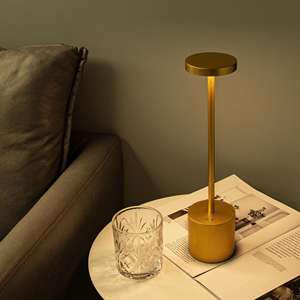 Lampe de table de style nordique pour chambre à coucher, hôtel, luxe, moderne, décorative, flexible, sans fil, écologique, alimentation par batterie - Product Image 4