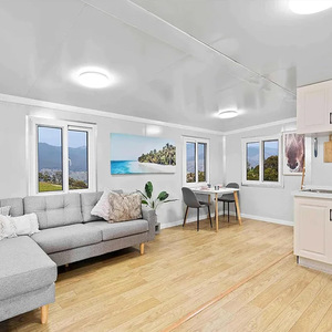 Casa contenedor extensible de acero-Casa prefabricada para edificios de oficinas y USO HOTELERO Diseño moderno Instalación rápida - Product Image 4