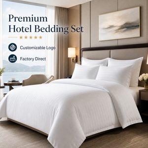 <span class=keywords><strong>Set</strong></span> di Biancheria da Letto di Lusso per Hotel in <span class=keywords><strong>Cotone</strong></span> <span class=keywords><strong>100</strong></span>% all'Ingrosso - Product Image 1