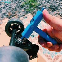 Clé à douille SeeMore 1/2" 3/8" 9/16" en forme de T pour skateboard et longboard, clé hexagonale en forme de T