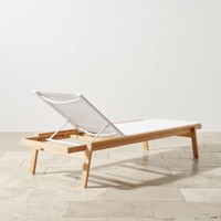 Chaise longue de piscine en teck pour l'extérieur, mobilier de jardin en bois, idéale pour bronzer sur la plage