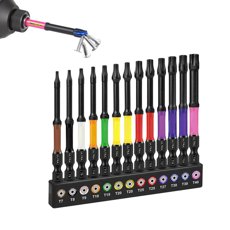 10Pcs Screwdriver Bit Set S2 Steel Allen Wrench Drill Bit Set Multiple - View #12