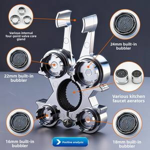 Clé à <span class=keywords><strong>Robinet</strong></span> Universelle <span class=keywords><strong>pour</strong></span> Démontage, Clé à <span class=keywords><strong>Robinet</strong></span> Multifonctionnelle <span class=keywords><strong>pour</strong></span> Évier et <span class=keywords><strong>Robinet</strong></span> de Salle de Bain <span class=keywords><strong>pour</strong></span> Cuisine et Salle de Bain - Product Image 3