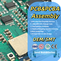 PCBA Bebas Timbal HASL 1.60mm Kustom Berkualitas Tinggi dengan Pemrograman & Pengaktifan Firmware untuk Pemurni Udara yang Dapat Dipakai