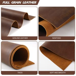 Humbs-UP 12 ''X24'' цельнозерновая кожа инструменты 2 мм Толстая кожа из натуральной кожи листы для кожаного изделия - Product Image 5