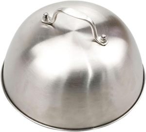Dôme à burger en acier inoxydable pour outils de barbecue, pour faire fondre le fromage - Product Image 1