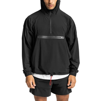 Vestes coupe-vent simples en nylon sur mesure Vêtements pour hommes Pullover de marque Vestes coupe-vent imperméables vintage pour hommes