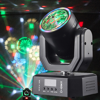 LED Mini 30W Gobo DMX512-gesteuertes LED-Bühnenstrahlerlicht, geeignet für DJ, Disco, Hochzeit, Party, 30W LED Beam Spot Mini Moving Head
